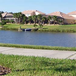 One of the many canals in the neighborhood!